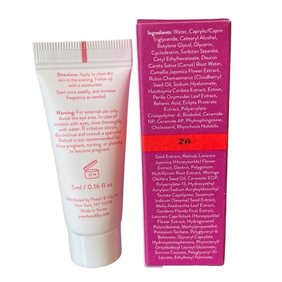 NWT Peach & Lily Retinal For All Renewing Serum Retinol .16 Fl Oz New in Box NIB - Picture 2 of 5